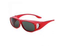 2026-gafas De Sol Polarizadas Sobre Lentes Recubiertas Uv400 Para Prescripción Rox Rojo