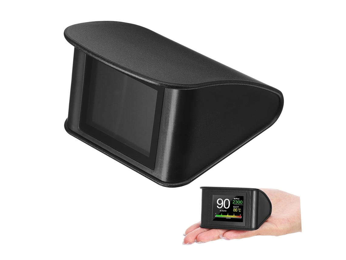 Pantalla De Visualización Frontal Portátil Con Pantalla Lcd Para Navegación Y Velocímetro.