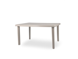 Mesa Rectangular Reciclada Exterior 140x90 Arena Desierto Olot Garbar
