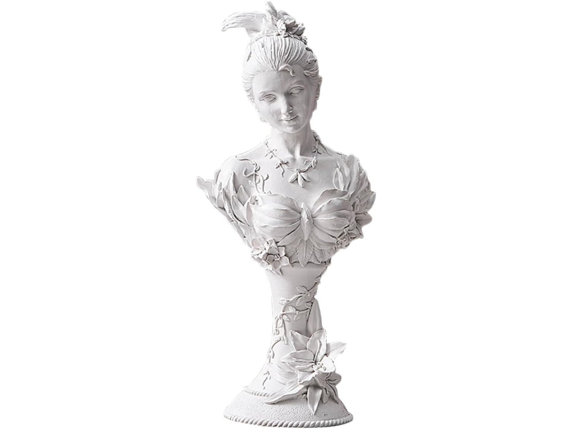 Estatua Diosa Resina Blanca Escultura Decorativa Delicada Estable Figura Elegante Decoración Hogar Ocasiones