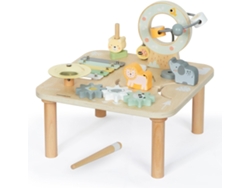 Conciencia Sensorial Montessori, Juegos Educativos de Mesa de Madera, Música, Platillos, Gong, Bucle, Sabana de Animales de la Selva MAMABRUM