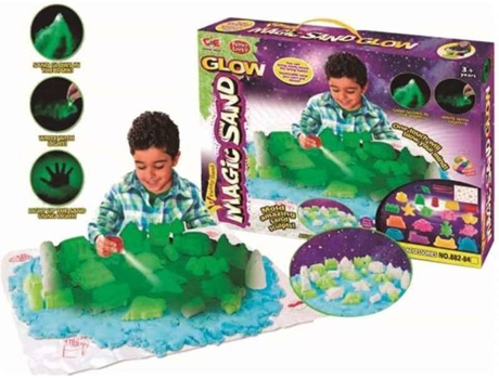 Arena Magica TOYSUR Glow Brillante Molde (3 años)
