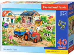 Puzzle CASTORLAND Life on the Farm (40 Piezas)