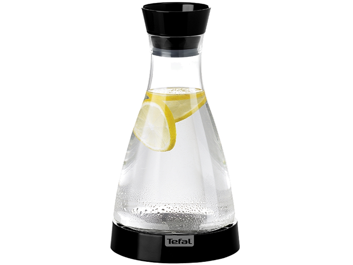 Garrafa Refrig. Flow Slim Plástico 1L Tefal Negro - K3057112