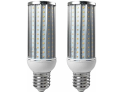 Bombilla Led E40 50w Aluminio Blanco Frío 192x2835 Smd Ca 110/220v (2 Unidades)