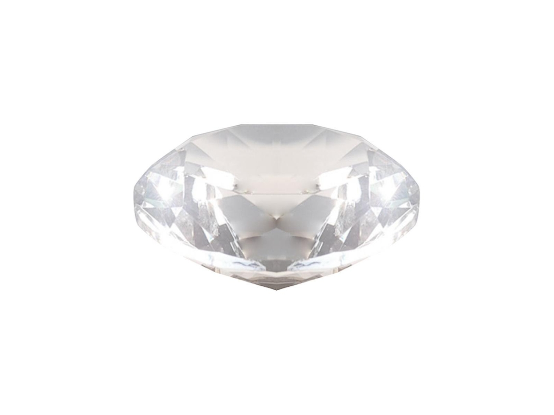Pisapapeles decorativo de cristal K9 de 60 mm con forma de diamante, ideal para crear arcoíris. Prisma de cristal con diamantes para mesa de boda.