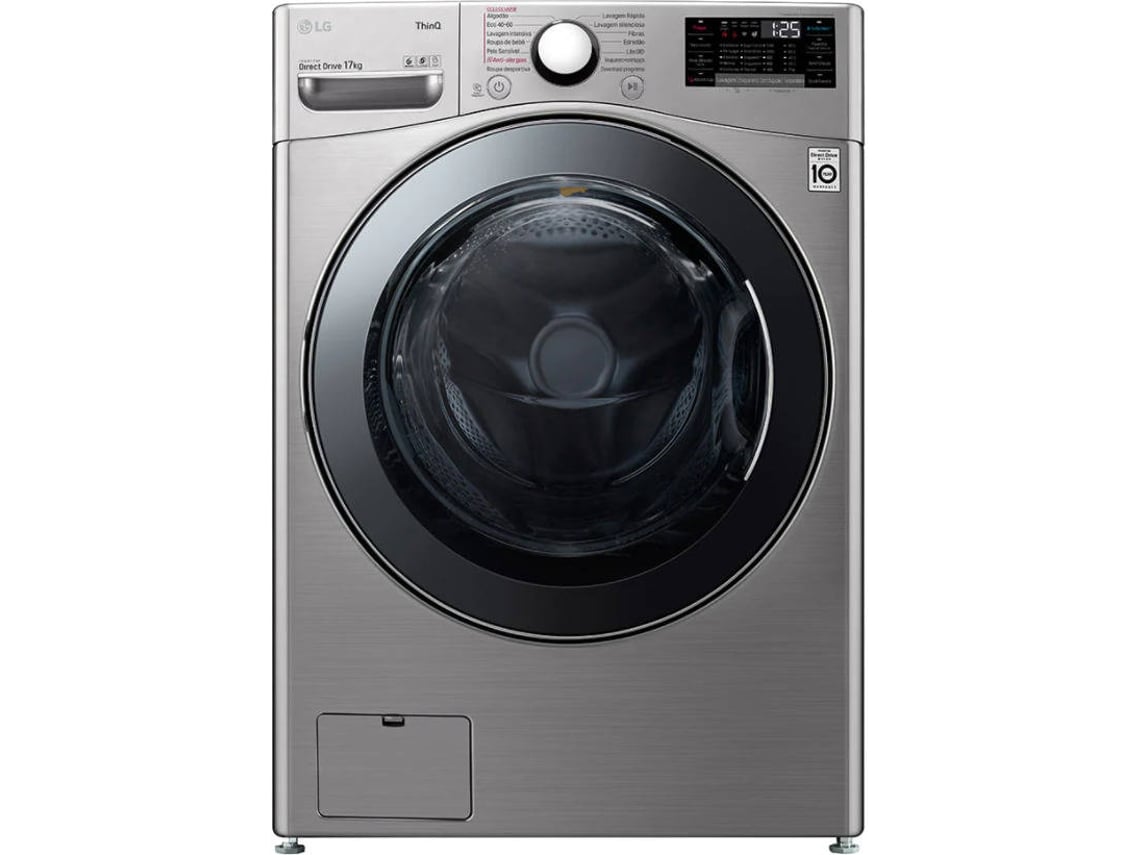 Lavadora LG F1P1CY2T (17 kg - 1100 rpm - Gris)