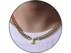 2026-cadena De Eslabón Cubano Con Letra Inicial A-z De Acero Inoxidable 6.5mm 18+2 Pulgadas Regalo De Joyería Para Hombres Mujeres Niños