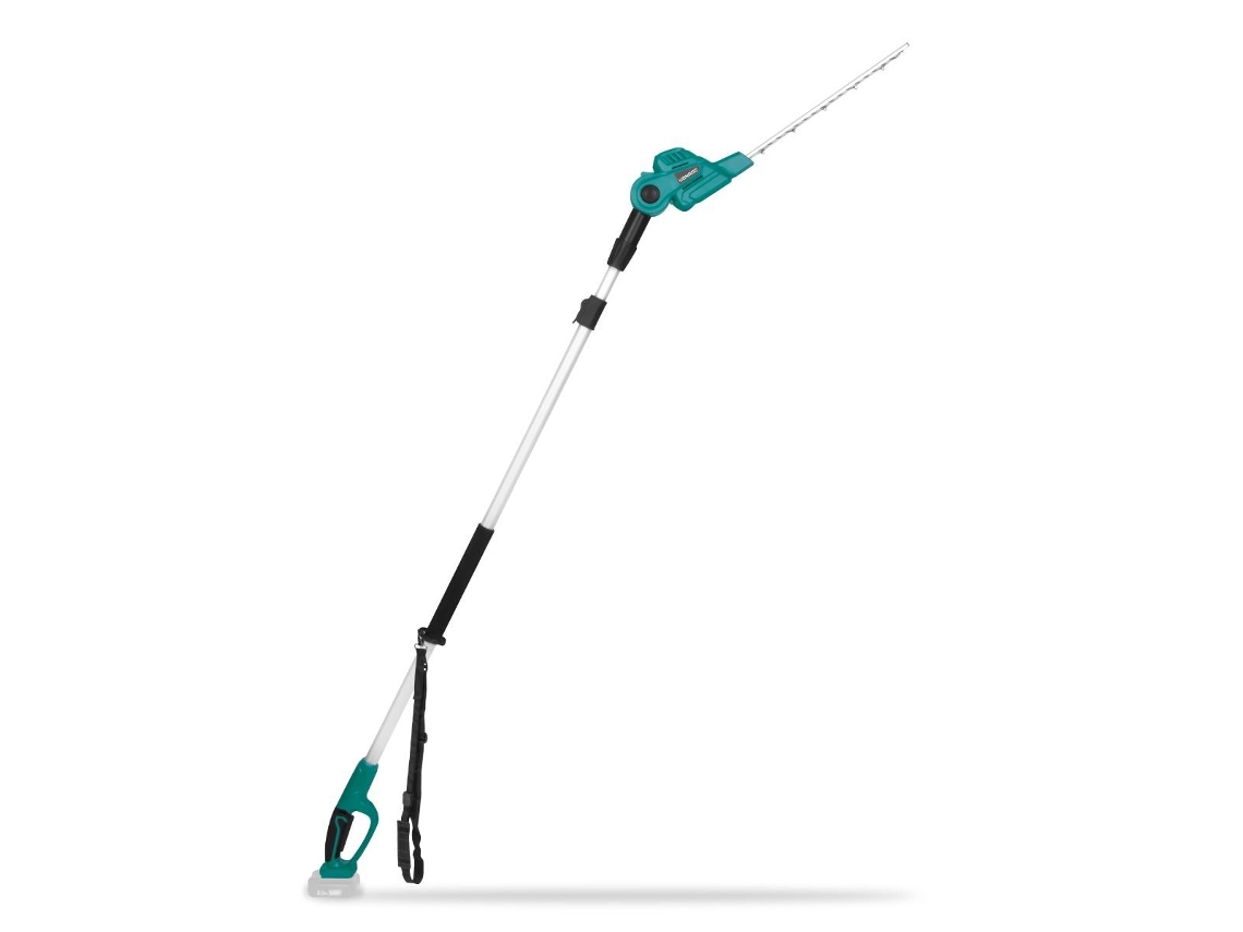 Cortasetos VONROC Telescópico 20V (Sin Batería Ni Cargador Rápido) Cuchilla Inclinable Pértiga Extensible (200-260 Cm)
