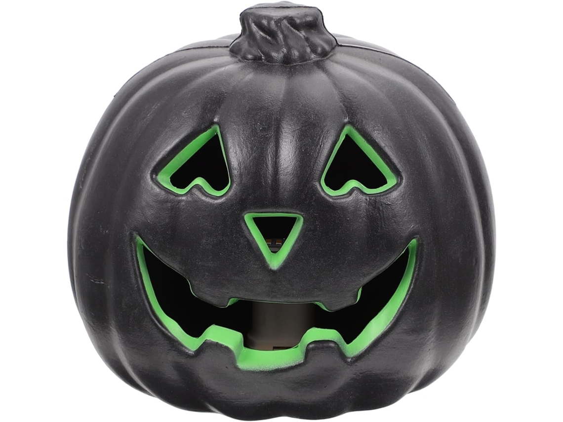 Lámpara De Calabaza Negra De Halloween, Decoración De Escritorio Original, Adorno Luminoso De Broma Para Fiestas.