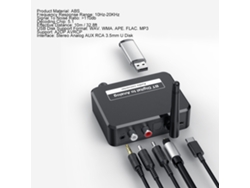 Conversor De Áudio Digital Para Analógico Bluetooth 5.1 Rca Para Ps3 Ps4 Dvd Home Cinema