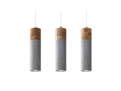 Sollux Sl.0967 Lámpara Colgante Zane 3 Gris