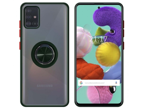 Carcasa Samsung Galaxy A51 TUMUNDOSMARTPHONE Anillo Verde