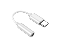 Cable de audio digital USB-C a 3,5 mm para iPhone, auriculares con micrófono y audífonos – Dac White Hexinyigjly