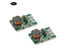 2 Piezas Módulo Buck Dc Dc Step Down 3.3-5.5v A 3.3v Batería De Litio 18650 Nd0533ma Sin Pines