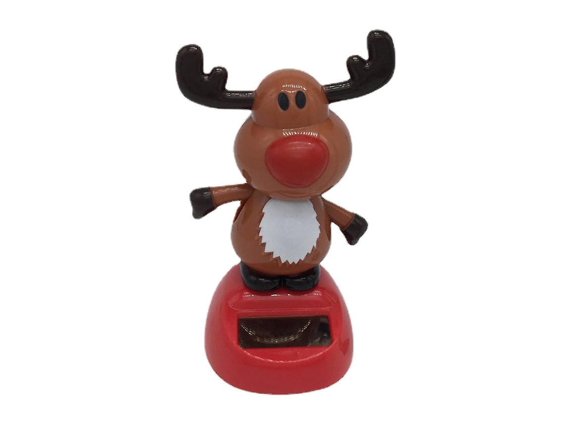 Omni-muñeco De Nieve Bailarín Solar Con Papá Noel Y Árbol De Navidad, Juguete Decorativo Sin Pilas Para Regalo Y Hogar Elk