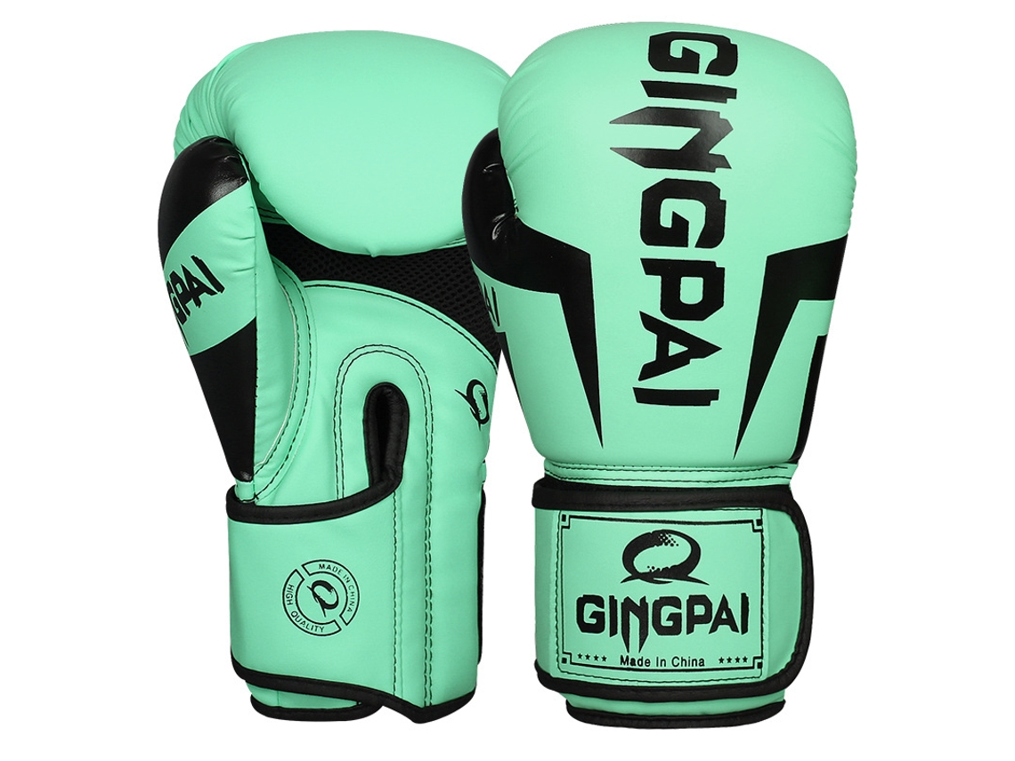 Juego de guantes de boxeo Eifson de 170 g para entrenamiento con saco de boxeo, kickboxing y muay thai (verde)