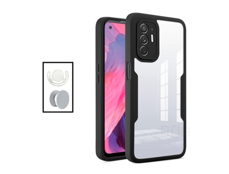 Funda Proteção Frente Verso para Oppo Oppo Reno5 Z GIFT4ME Negro