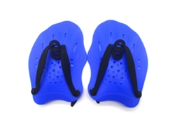 Palas De Mano Antivuelco Para Clases De Natación, Plástico Pc Duradero, Para Adolescentes Principiantes, Color Azul.