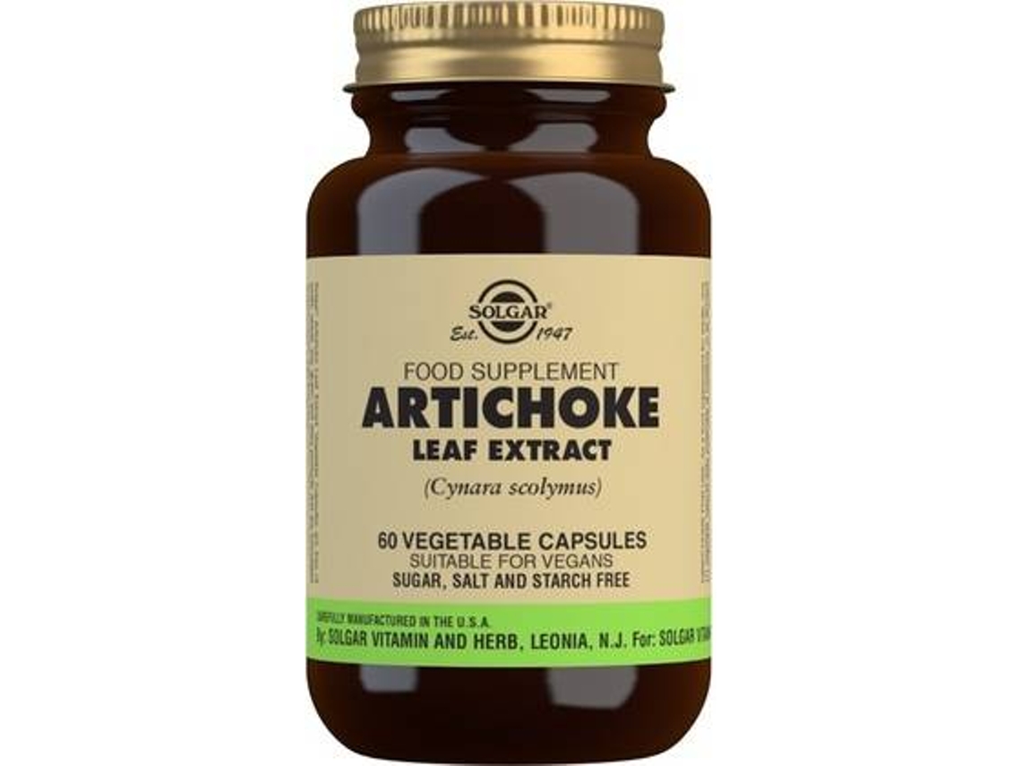 Complemento Alimentar SOLGAR Alcachofra (60 cápsulas)