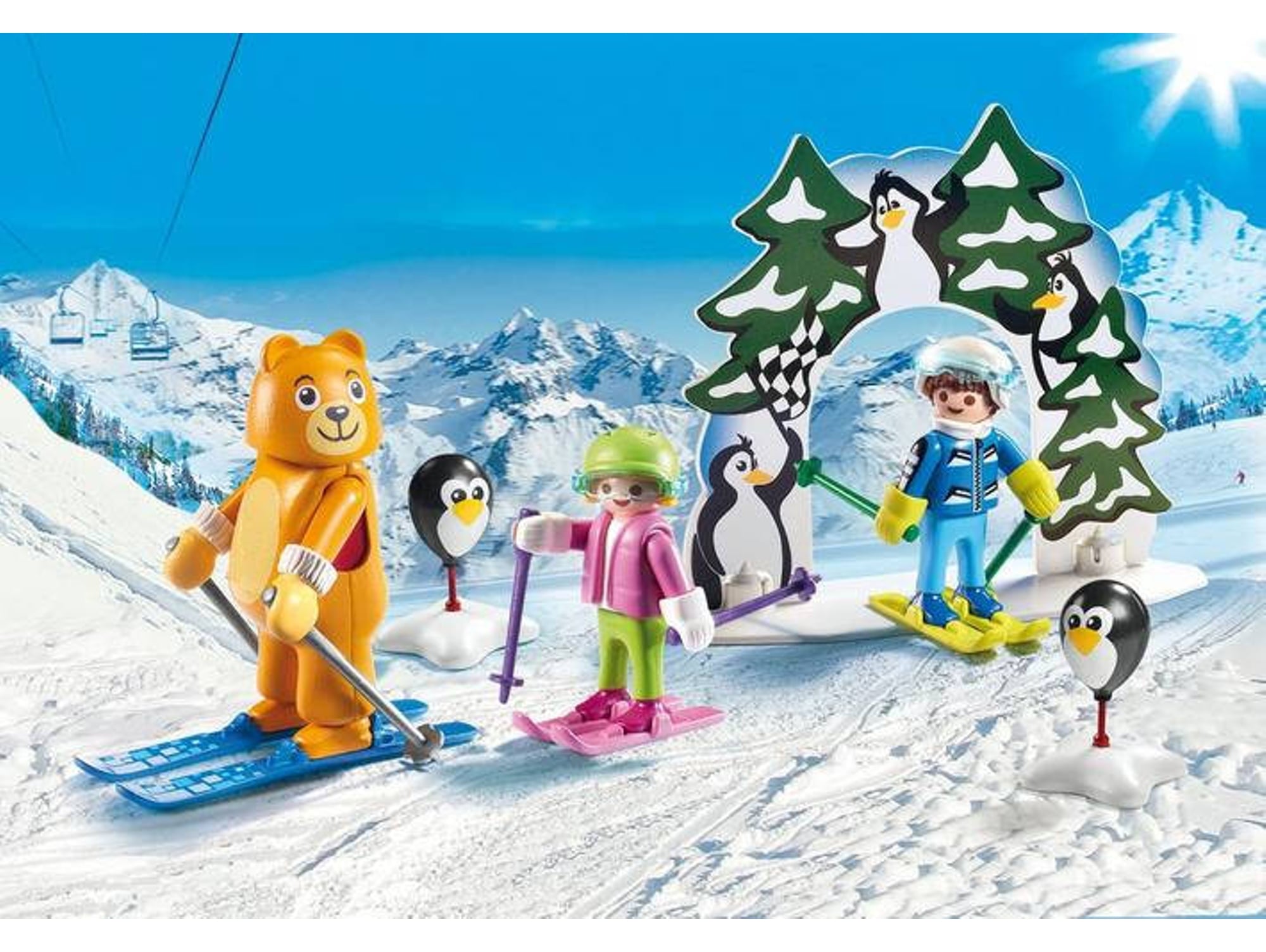 PLAYMOBIL Family Fun: Deportes de nieve 9282 (Edad Mínima: 38