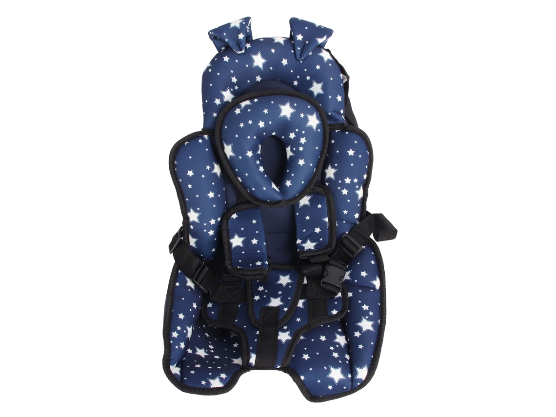 Cómodo inserto suave para asiento de coche para bebés, ajustable, de poliéster, versátil.