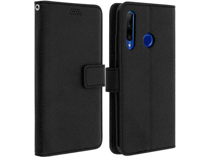 Funda Honor 20 Lite AVIZAR Wallet Negro