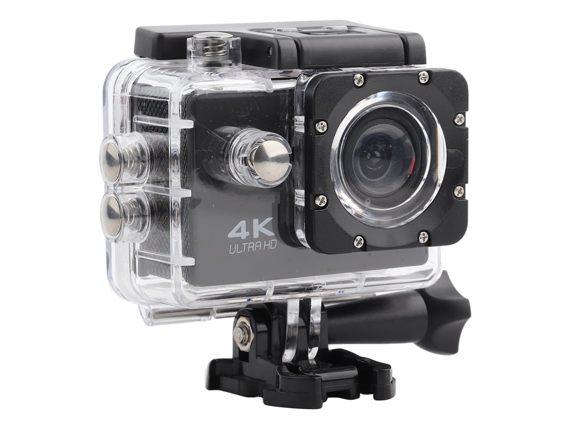 Cámara De Acción Deportiva Exterior 2 Pulgadas 4k Hd Con Estuche Impermeable Y Kit De Extensión