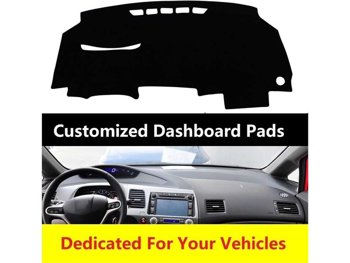 Alfombrilla Protectora Antideslizante De Gamuza Para El Salpicadero Del Coche, Parasol, Compatible Con Honda