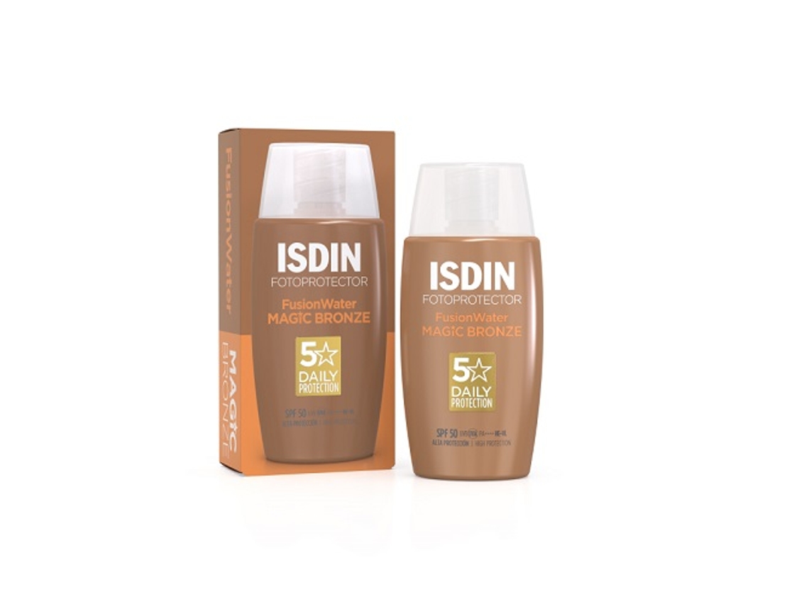 Protector Solar ISDIN Fusion Water Color Bronze Spf50 (50 ml)