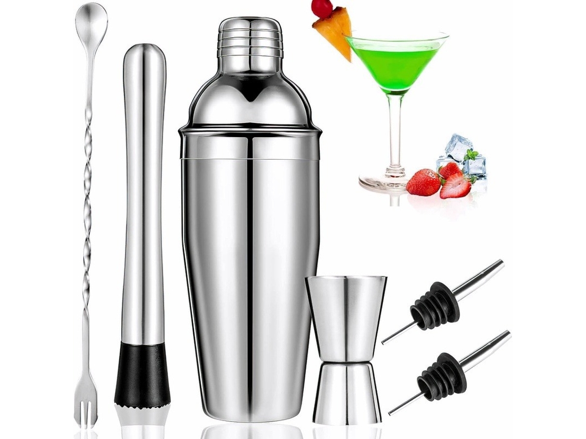 Coctelera De Acero Inoxidable De 6 Piezas Con Filtro Incorporado De 750 Ml Juego De Herramientas Para Cócteles CUICH
