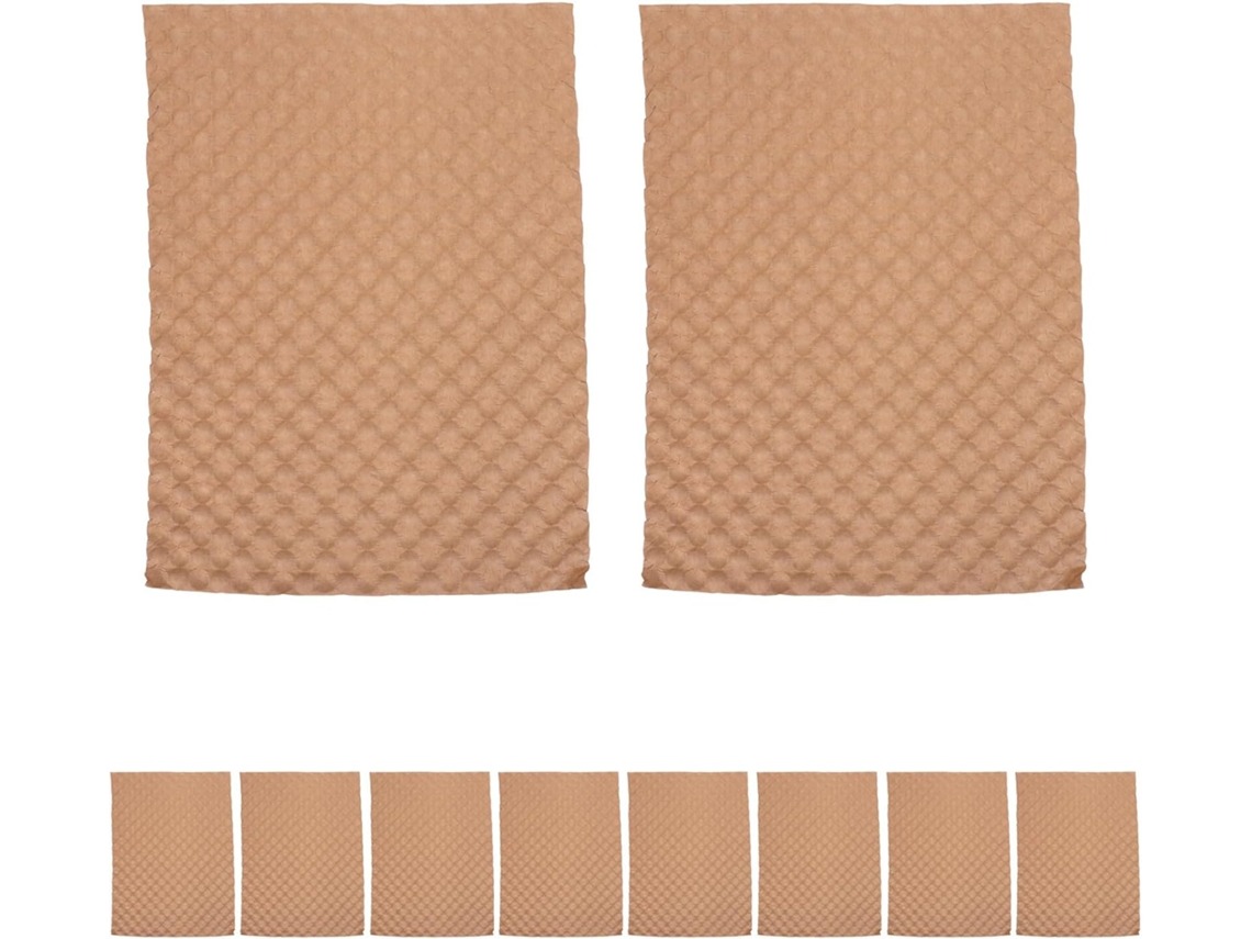 Papel Kraft Ondulado, 50 Hojas, 39x29 Cm, Embalaje De Amortiguación Ecológico