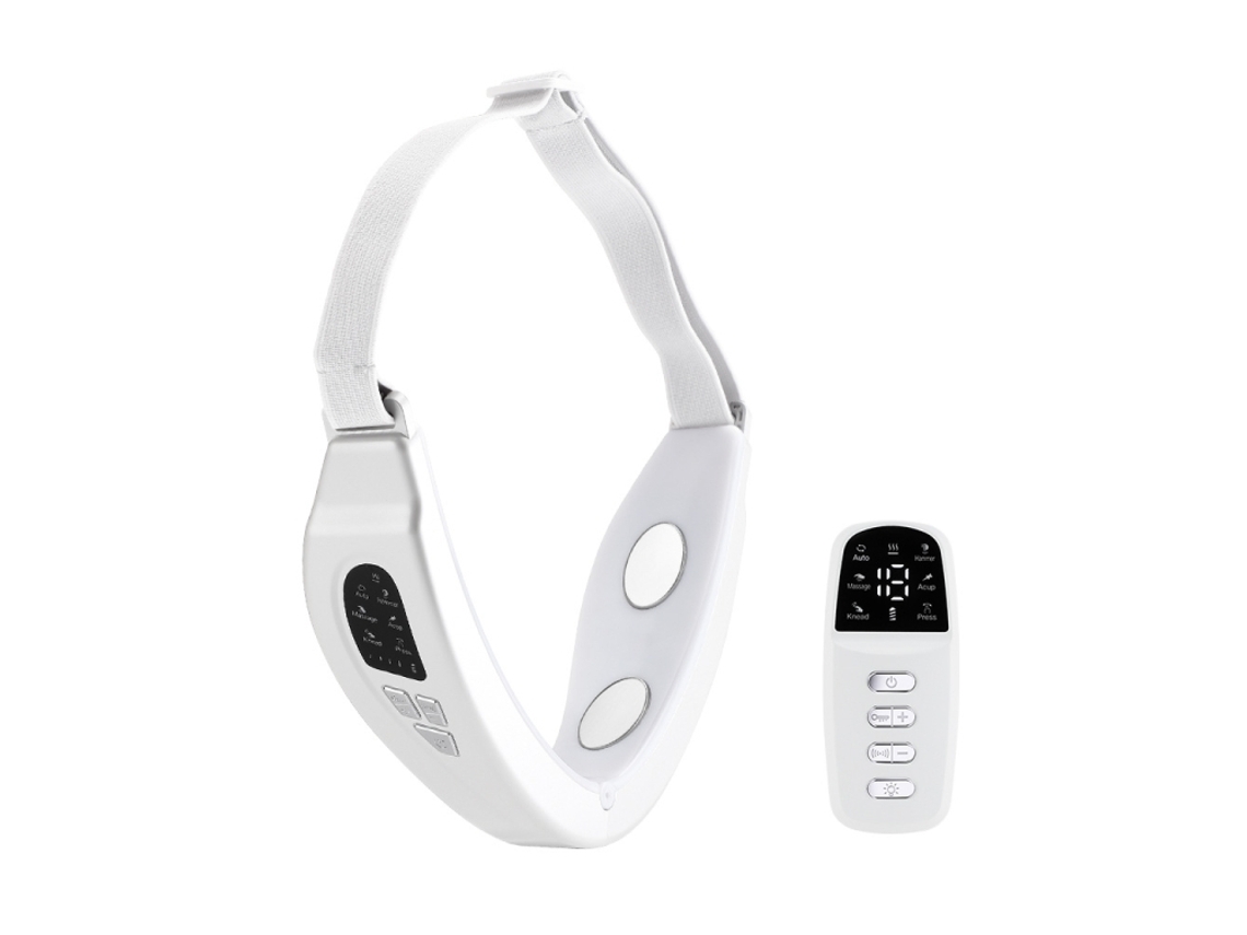 Dispositivo De Belleza Con Masaje De Luz De Color Con Microcorriente (blanco) Dispositivo De Adelgazamiento Facial Con Control Remoto