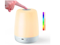 Luz Presencia Táctil Yizhood 3 Vías Recargable Portátil Blanco