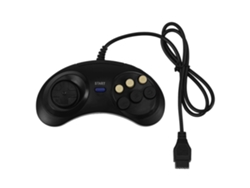 Mando De Juegos Clásico Retro Con Cable De 6 Botones, Joystick Para Pc Md2
