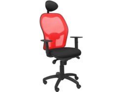 Silla de Escritorio Operativa PYC Jorquera C Negro R (Brazos Ajustables - Malla)