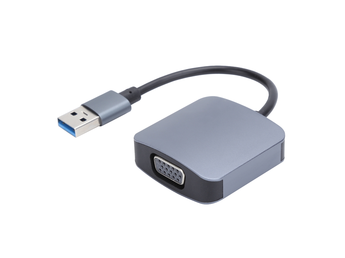 Adaptador USB a VGA, convertidor de audio y vídeo HD