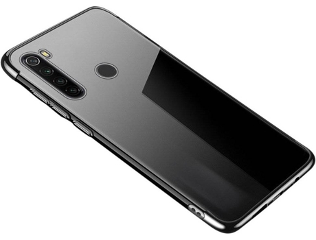 Carcasa Xiaomi Redmi Note 8T LMOBILE Transparente - Negro