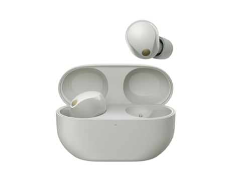 Auriculares Bluetooth True Wireless SONY WF 1000XM5 (In Ear - Micrófono - Plata)