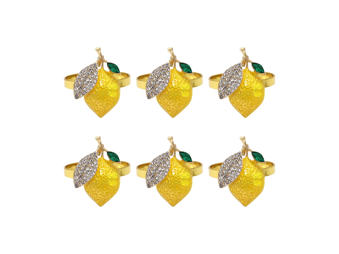 Rosarios de mantel de fresa y limón