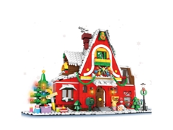 Bloques de construcción navideños de Creative City - Venta al por menor y al por mayor, maqueta de casa navideña en bloques de construcción Mdug