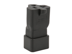 Adaptador De Corriente Alterna Iec320 C20 Para Nema 5-15 20r 20a 2500w Con Revestimiento De Pvc Resistente Al Calor.