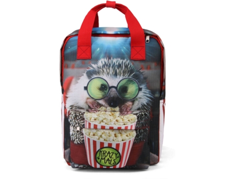 Mochila KRAZYMALS Hedgehog Dash (Multicolor - 38x27x18cm)