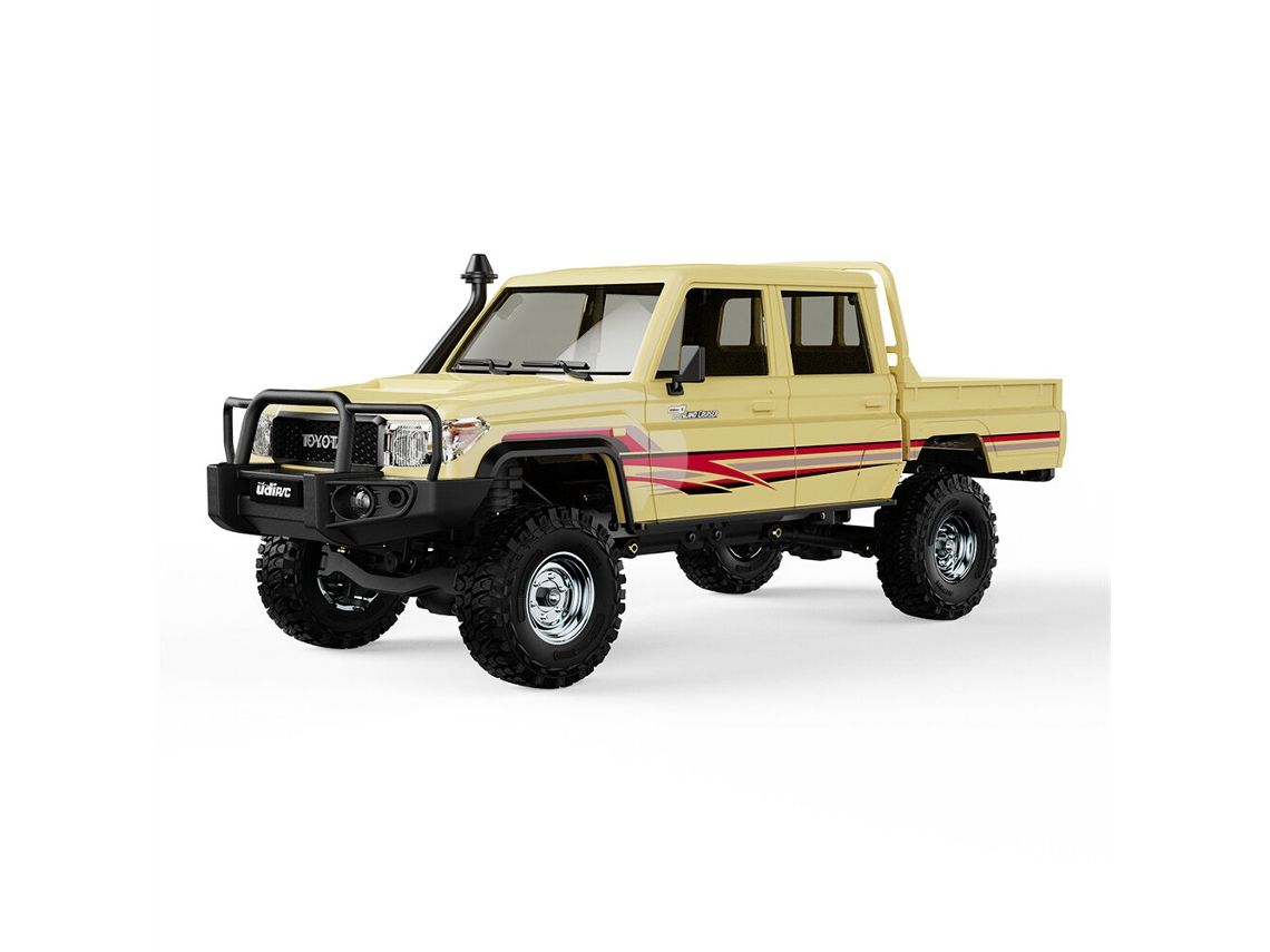 Negroudirc Ucx1801 Pro Rtr 1/18 2.4g 4wd Brushless Foc Toyota Lc79 Rock Crawler Led 2 Vel Reversa Amortiguadores Aceite Juguetes