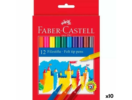 Juego De Rotuladoras FABER-CASTELL Multicolor 10 Unidades