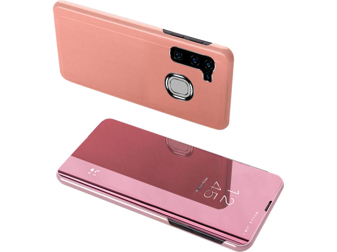 Carcasa Samsung Galaxy A21S LMOBILE Clear View Rosa
