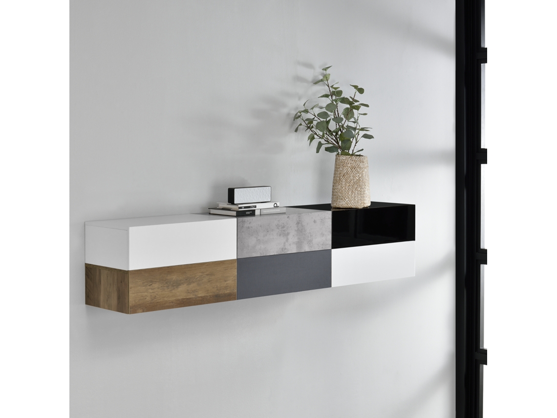 Estante de Pared [EN.CASA] Oslo (138 x 30 x 30 cm - Tablero Aglomerado)
