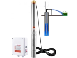 Bomba sumergible para pozo profundo Tekmaquinas de 2200 W con caja de control y alto caudal
