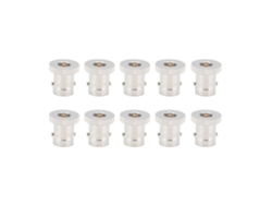 10 Adaptadores Bnc Hembra A Sma Macho, Conector Coaxial Rf Para Dispositivos Inalámbricos De Radio 50ω