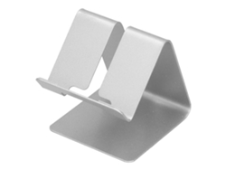 Soporte De Mesa Ligero, Portátil Y Ajustable De Aleación De Aluminio Para Teléfonos Móviles Y Tabletas - Plateado